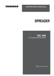 Yanmar VNQ Original Instructions Manual