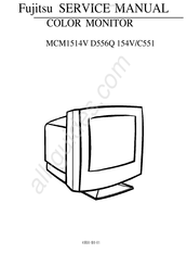Fujitsu MCM1514V D556Q 154V/C551 Service Manual