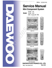 DAEWOO ELECTRONICS AXW-118 Service Manual