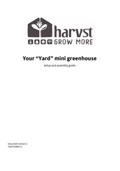 harvst Yard Setup And Assembly Manual