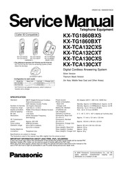 Panasonic KX-TG1860BXS Service Manual