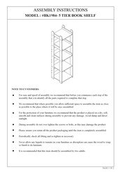 2K Furniture Designs BK1984 Assembly Instructions