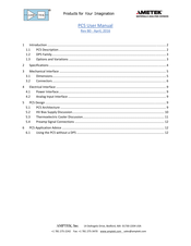 Amptek PC5 User Manual