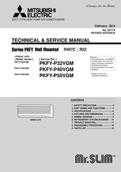 Mitsubishi Electric Mr.Slim PKFY-P50VGM Technical & Service Manual