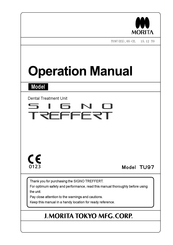 Morita Signo Treffert TU97 Operation Manual