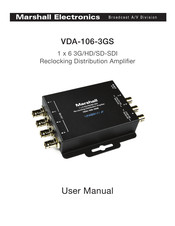 Marshall Electronics VDA-106-3GS User Manual