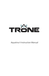 TRONE Aquatina II A2ETBCERN-12.WH Instruction Manual