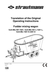 BSL Strautmann Verti-Mix 951-1651 Translation Of The Original Operating Instructions