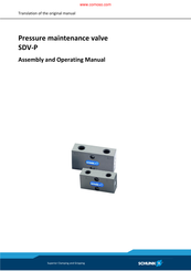 Schunk SDV-P Assembly And Operating Manual
