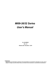 JETWAY MI09-32 Series User Manual