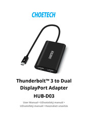 Choetech HUB-D03 Manual