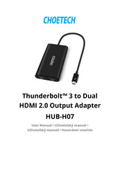 Choetech HUB-H07 Manual
