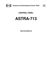 teko ASTRA-713 Operating Manual