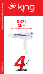 KING Glam K 031 Instruction Manual
