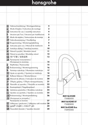 Hans Grohe M4116-H240 Instuctions For Use / Assembly Instructions