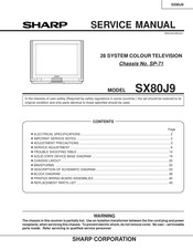 Sharp SX80J9 Service Manual