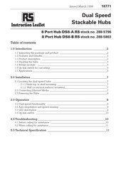 RS 288-5803 Instruction Leaflet
