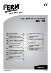 Ferm GGM1001 Original Instructions Manual