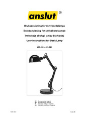 Anslut 423-281 User Instructions