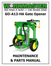 WORKMASTER GO-A13-HA Maintenance & Parts Manual