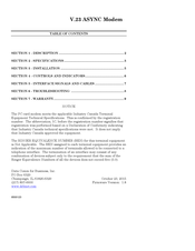 DCB V.23 Quick Start Manual