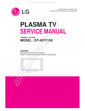 LG DT-42PY10X Service Manual