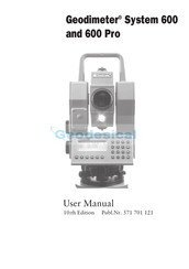 Geodimeter 600 User Manual