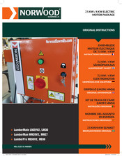 Norwood LumberMate LM30 Original Instructions Manual