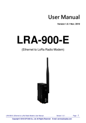 ICPDAS LRA-900-E User Manual