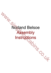 Shire Norland Belsoe Assembly Instructions Manual