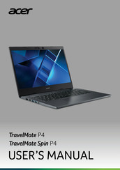 Acer TravelMate P4 User Manual