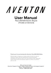 aventon Pace 350/500 User Manual