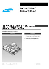 Samsung DX8-A Mechanical Manual