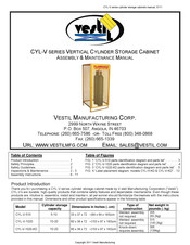 Vestil CYL-V-1020 Assembly & Maintenance Manual