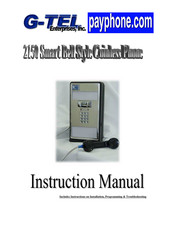 G-TEL Enterprises 2150 Smart Bell Style Instruction Manual