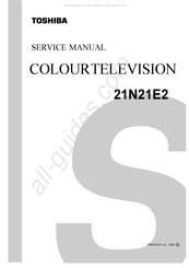 Toshiba 21N21E2 Service Manual