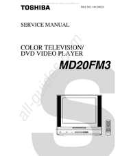 Toshiba MD20FM3 Service Manual