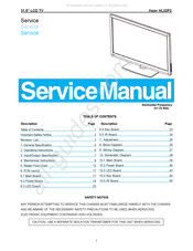 Haier HL32P2 Service Manual
