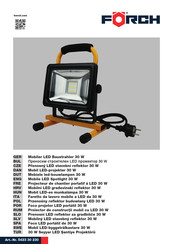 Forch 5423 30 230 Operating Manual