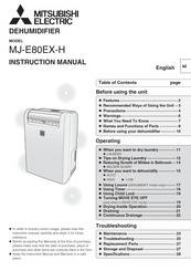 Mitsubishi Electric MJ-E80EX-H Instruction Manual
