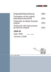 Ammann ARW 65 Operating Instructions Manual