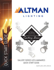 Altman GALLERY SERIES Quick Start Manual