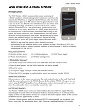 Sensaphone WSG30 User Manual