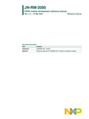 NXP Semiconductors K32W041 Reference Manual
