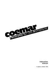 Coemar Panorama Cyc 1800 Architectural Instruction Manual
