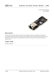 Arduino Portenta Vision Shield Product Reference Manual