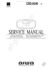 Aiwa CSD-A240 Service Manual
