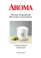 Aroma ARC-850D Instruction Manual & Cooking Manual