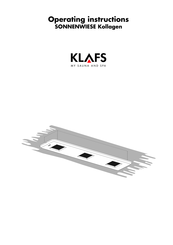 Klafs 7824 Operating Instructions Manual