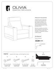 Salamander Designs OLIVIA Assembly Instructions Manual
